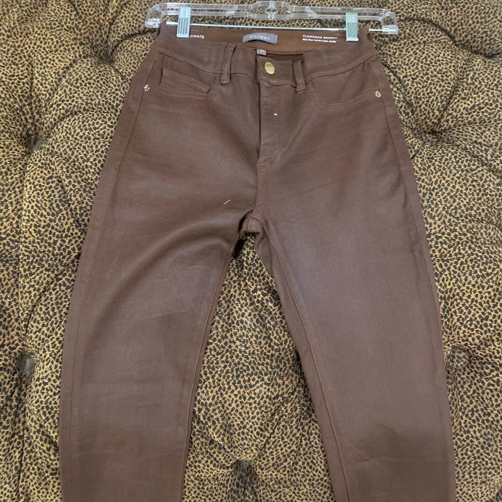 FLORENCE SKINNY brown skinny jeans, DL1961